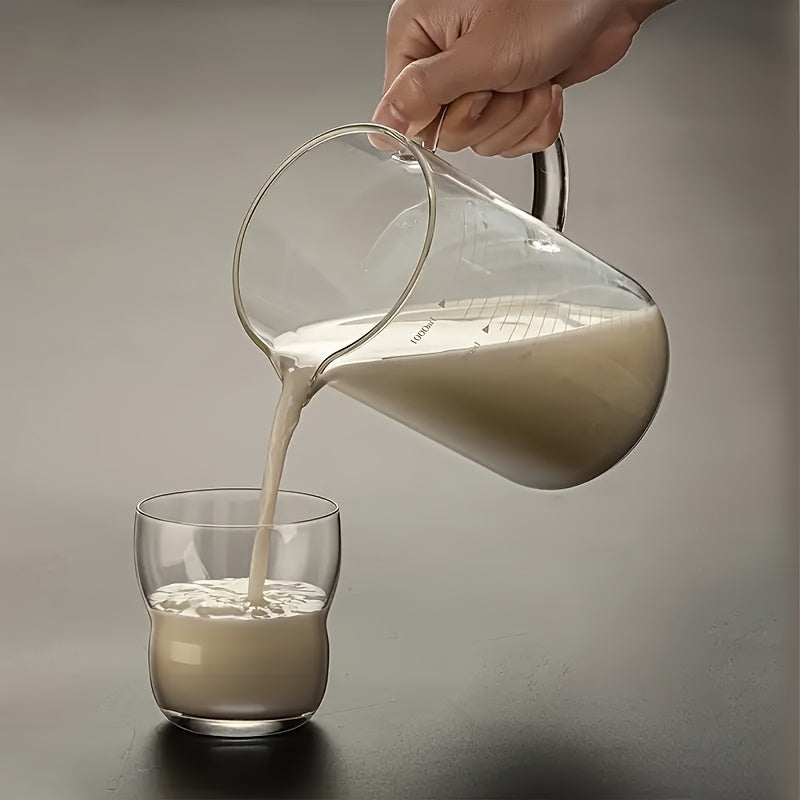 Pahar Gradat din Sticlă Borosilicată - Rezistent la Căldură, Ideal pentru Bucătărie