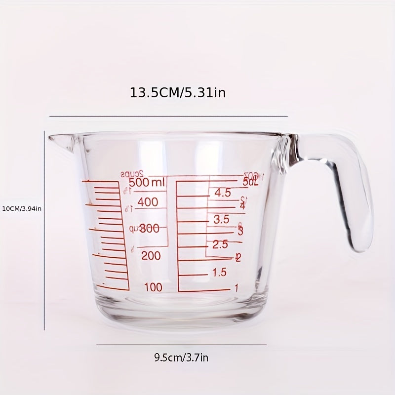 Cana gradată din sticlă borosilicată – 500 ml / 1000 ml