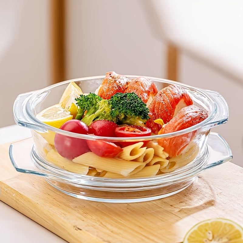 Set de 3 tăvi de copt din sticlă borosilicată – multifuncționale și elegante
