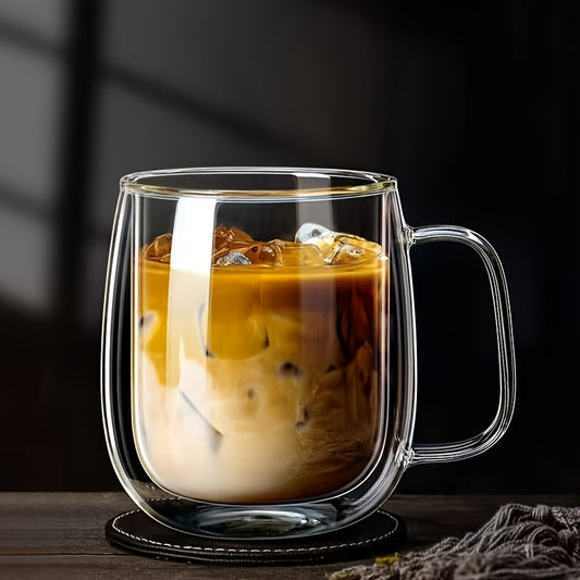 Cană din sticlă borosilicată dublu strat  – 250 ml