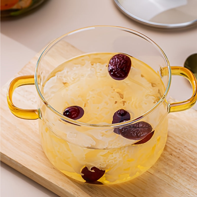 Oală din Sticlă Borosilicată 1600ml – Design Elegant & Rezistență Termică