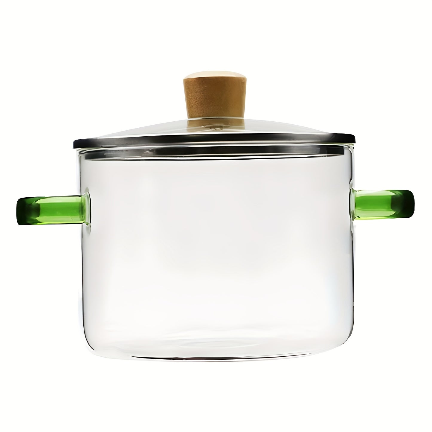Oală din Sticlă Borosilicată 1600ml – Design Elegant & Rezistență Termică
