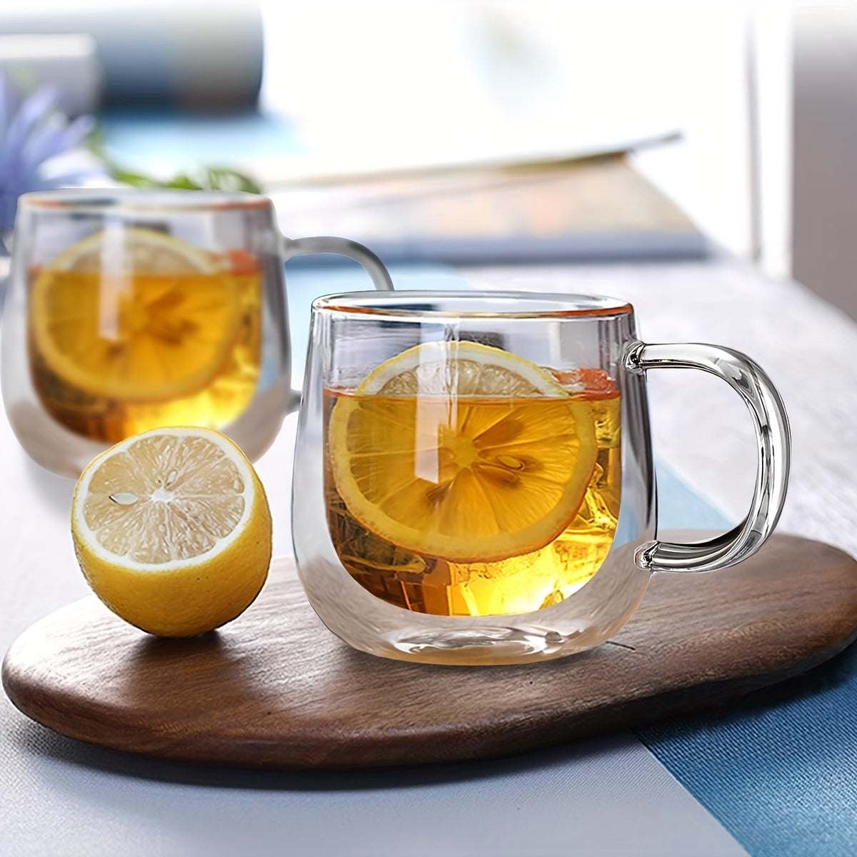 Set 4 Căni Cafea Sticlă Borosilicată, 300ml - Bucură-te de Cafeaua Perfectă, la Temperatura Ideală!