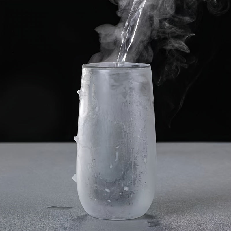Set de 4 Pahare Termorezistente cu Perete Dublu – Sticlă Borosilicată Premium